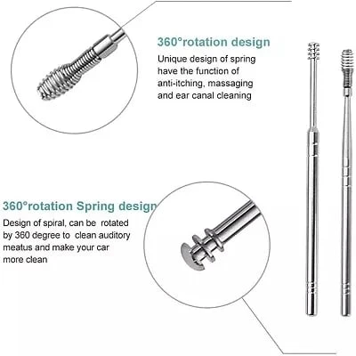 Safe Stainless Steel Ear Cleaning Tool Set - Image 8
