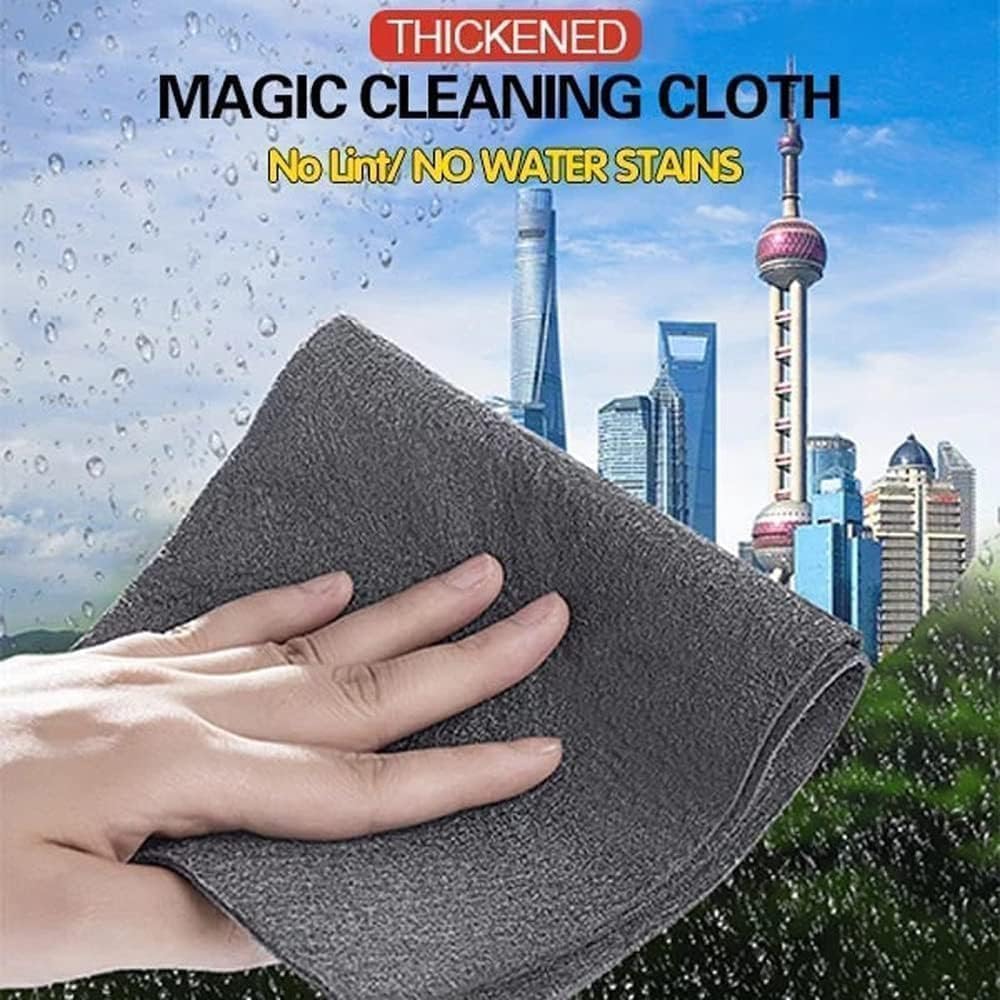 Streak-Free Microfiber Cloth – Ultra-Absorbent 11.8" × 11.8" Lint-Free Cleaner - Image 6
