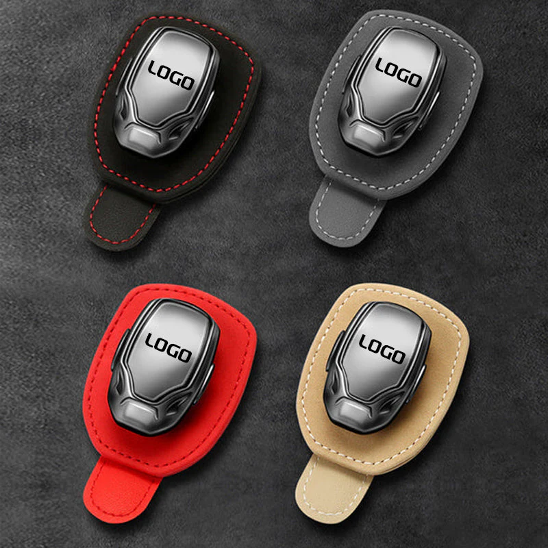 Suede Multifunctional Glasses Clip - Image 15